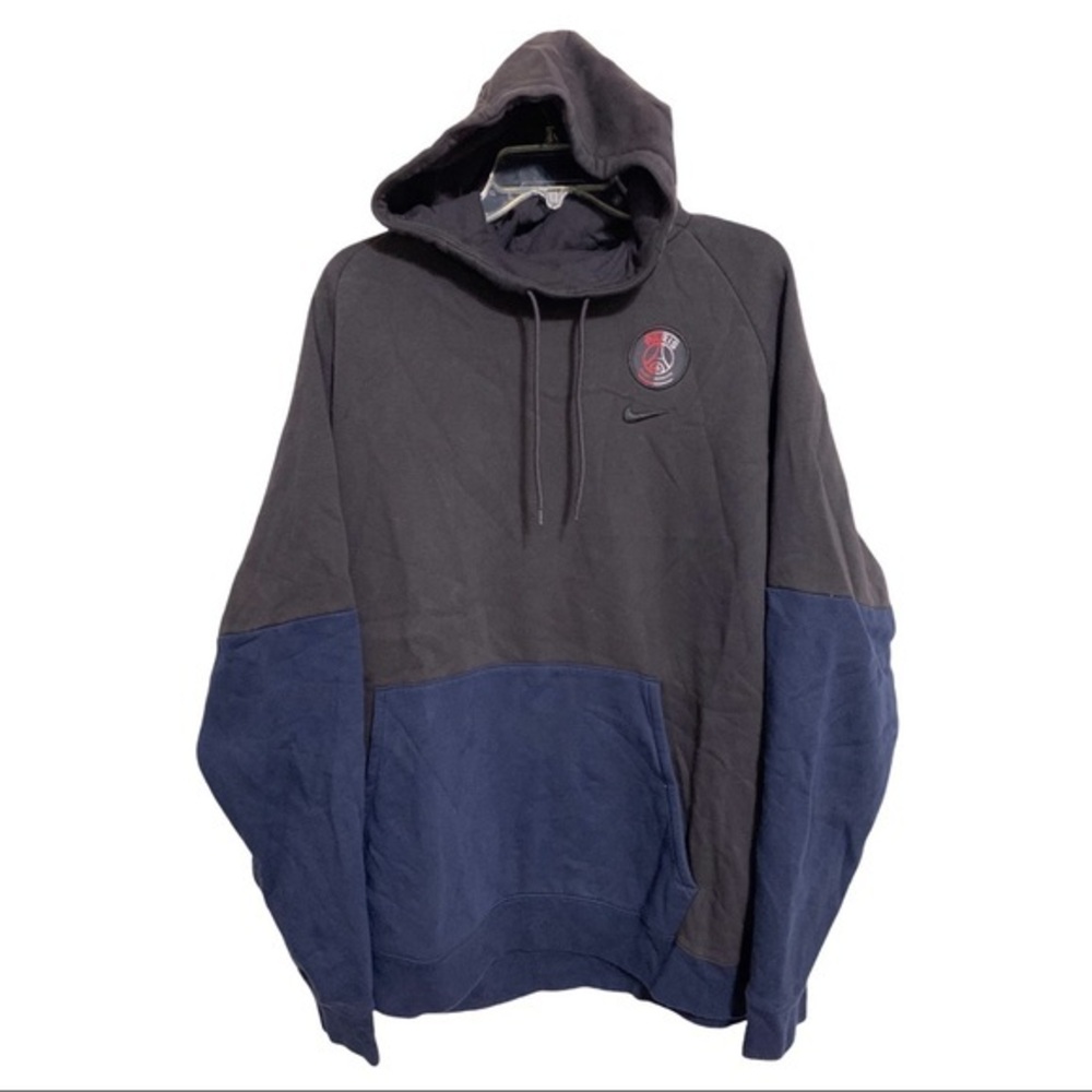 Nike Black and Blue Hoodie